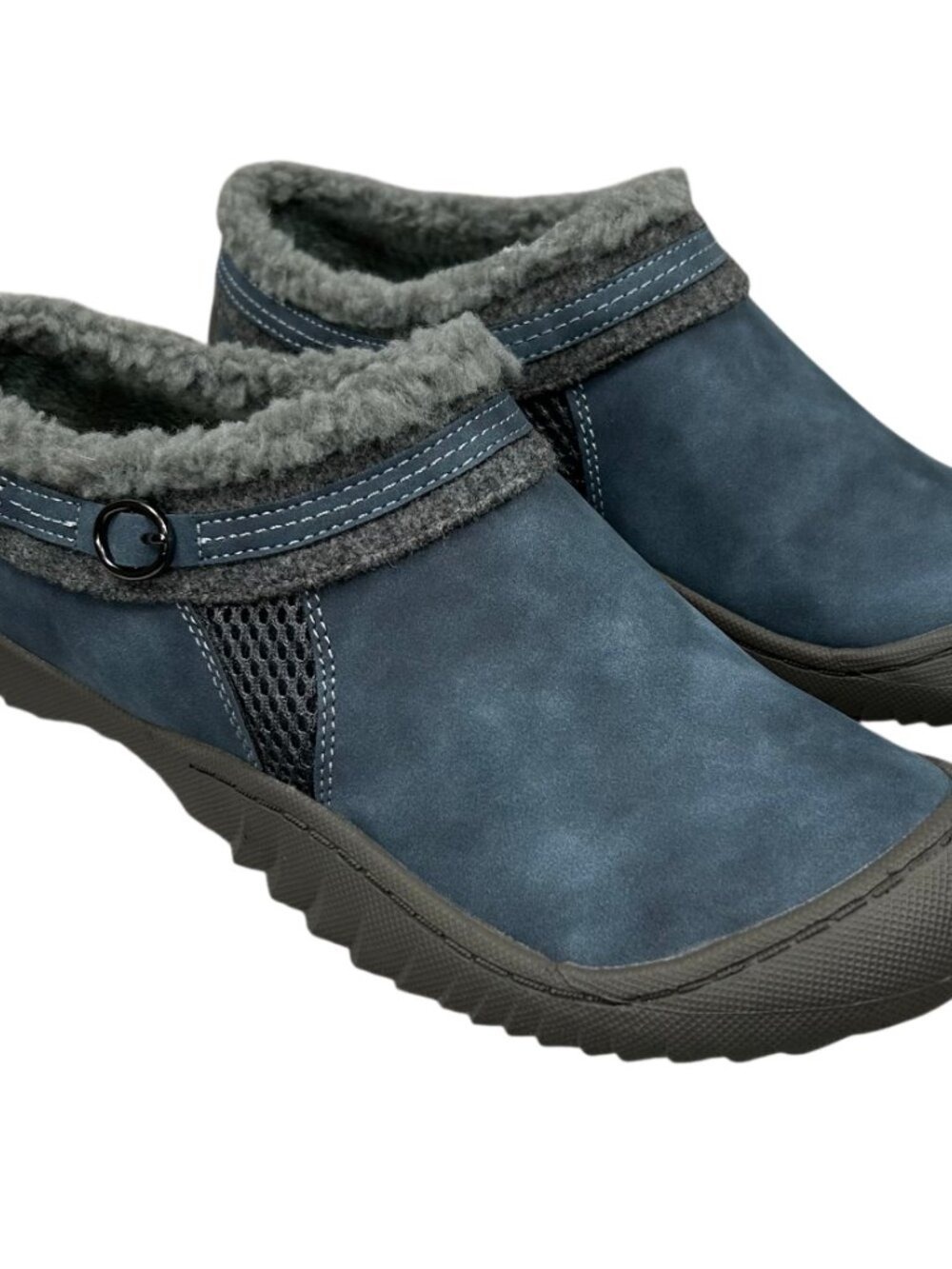 JBU by Jambu Ginger Women's Slip-On Blue Suede Shoes Size 9.5